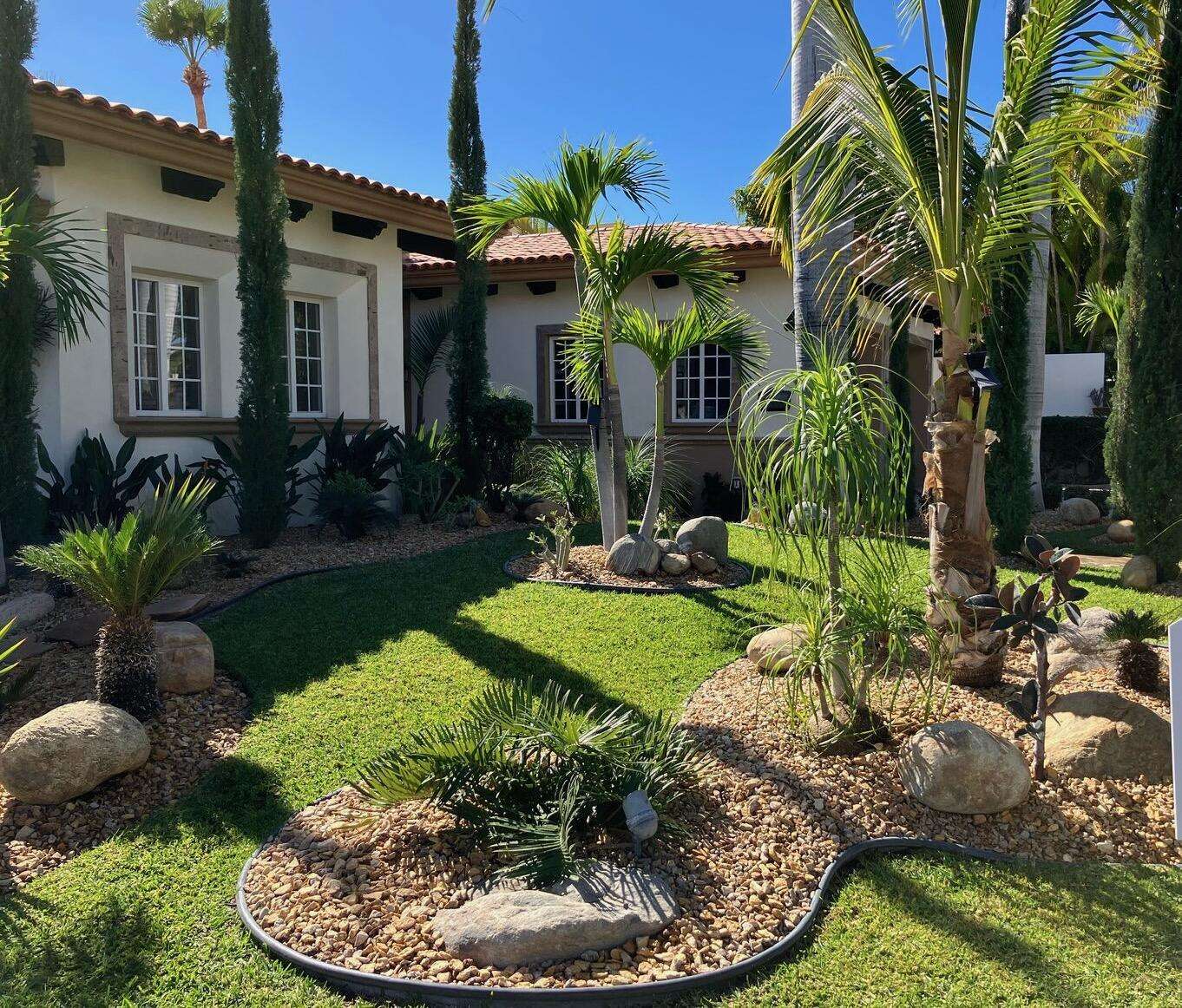 Cabo Luxury Palmilla Estates Discover a standout investment opportunity in coveted Palmilla Estates, where relaxed coastal style meets refined comfort. This single-story 3-bedroom, 3-bath home blends natural stone, warm wood beams, and a gourmet kitchen with high-end appliances, breakfast nook, and full bar. A generous entry courtyard opens to a heated pool, jacuzzi, outdoor kitchen, and a sun-washed yard overlooking the 9th fairway of the Jack Nicklaus Mountain Course. Eligible for a golf membership, it also makes an effortless vacation retreat with close access to Palmilla Beach, world-class amenities, and the charming San José town center. for sale