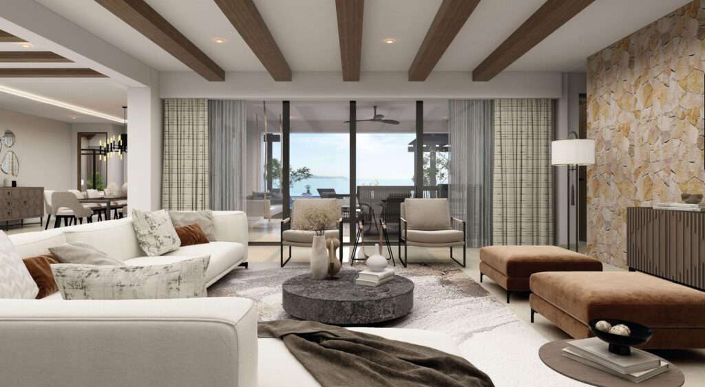 Cabo Luxury West Enclave Ritz-Carlton West Enclave, Ritz-Carlton Reserve Residence 10 offers an exceptional blend of modern luxury and serene coastal living. These single-level indoor/outdoor residences are thoughtfully designed to provide privacy and tranquility. Featuring expansive floor-to-ceiling windows, the homes showcase breathtaking for sale