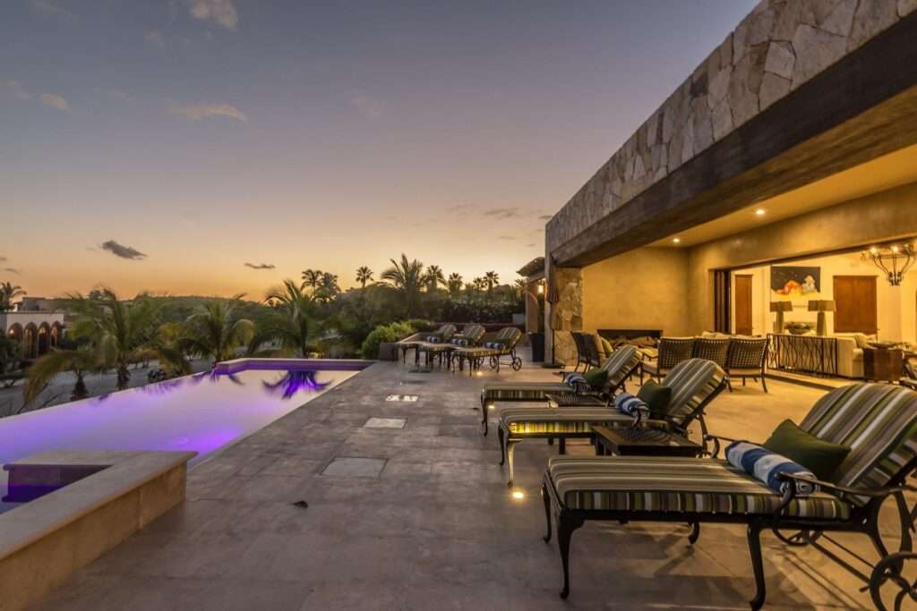 Cabo Luxury Fundadores This spectacular luxury residence, designed by renowned architect Antonio Carrera, offers seven beautifully appointed bedrooms and generous outdoor living spaces--perfect for entertaining multiple generations of family or hosting an exclusive retreat.The home blends open architecture with expansive lounge areas and a stunning pool terrace that welcomes family and guests with the warmth of the morning sun.Private and exquisitely decorated, every detail has been thoughtfully curated to create a refined yet inviting atmosphere. The property offers multiple gathering spaces throughout, allowing both large groups and smaller parties to enjoy the home comfortably.For more intimate stays, the main interior level can be opened on its own, featuring two ocean- – 223 Avenida Padre Piccolo, San Jose del Cabo, BS