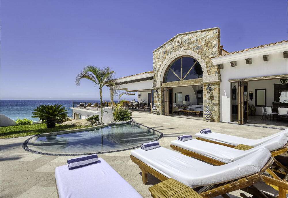 Cabo Luxury Section 10- El Parque Set within the coveted community of Querencia, Parque 27 is a brand-new 5 bedroom home offering over 4,600 square feet of refined interior living with five spacious bedrooms. Positioned along the highly desirable parque greenbelt, the residence enjoys privacy, lush surroundings, and beautiful ocean for sale