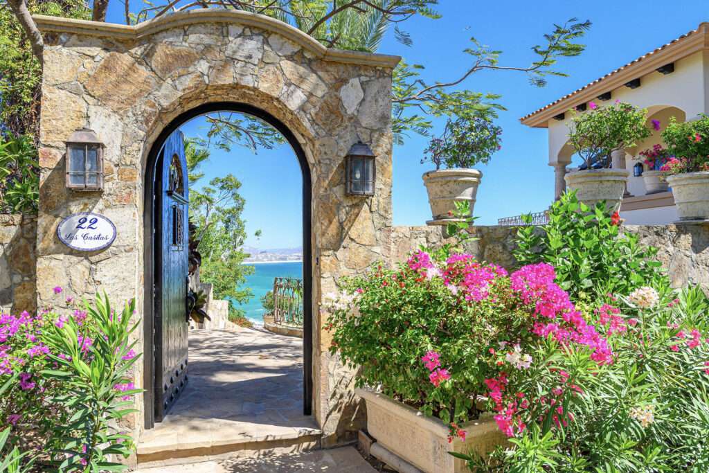 Cabo Luxury Espiritu Del Mar The Cottages at Espiritu Del Mar emerges as a living embodiment of architectural mastery, inspired by the Mediterranean allure. A harmonious fusion of design and nature, each residence beckons you to embrace the art of outdoor living, where private gardens seamlessly meld with interior elegance. Pocket doors, fountains and fire pits amplify the allure, while every suite and public space effortlessly spills into the tranquil sanctuary outdoors. – Casita 22, San Jose Corridor, San Jose Corridor, BS