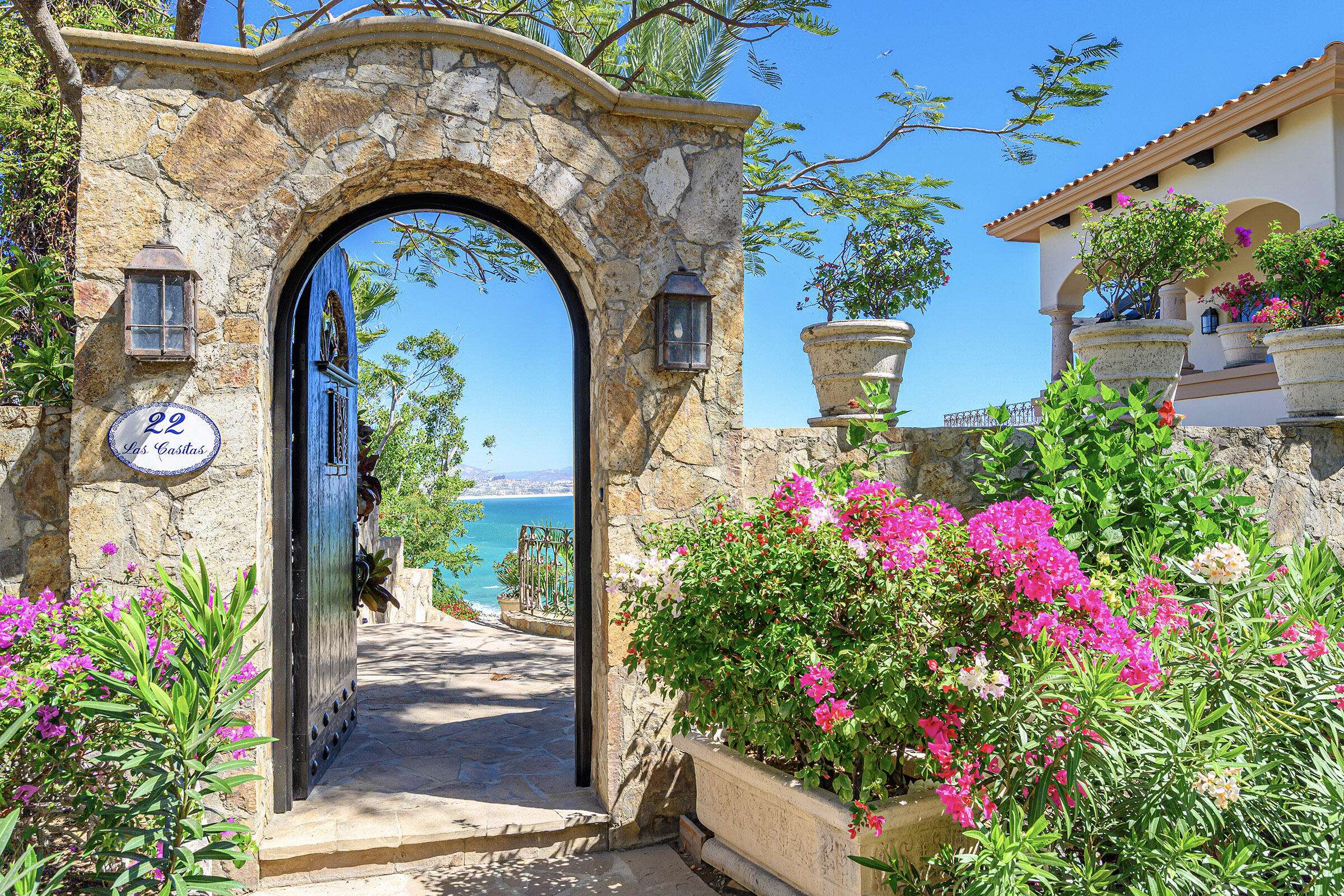 Cabo Luxury Espiritu Del Mar The Cottages at Espiritu Del Mar emerges as a living embodiment of architectural mastery, inspired by the Mediterranean allure. A harmonious fusion of design and nature, each residence beckons you to embrace the art of outdoor living, where private gardens seamlessly meld with interior elegance. Pocket doors, fountains and fire pits amplify the allure, while every suite and public space effortlessly spills into the tranquil sanctuary outdoors. for sale
