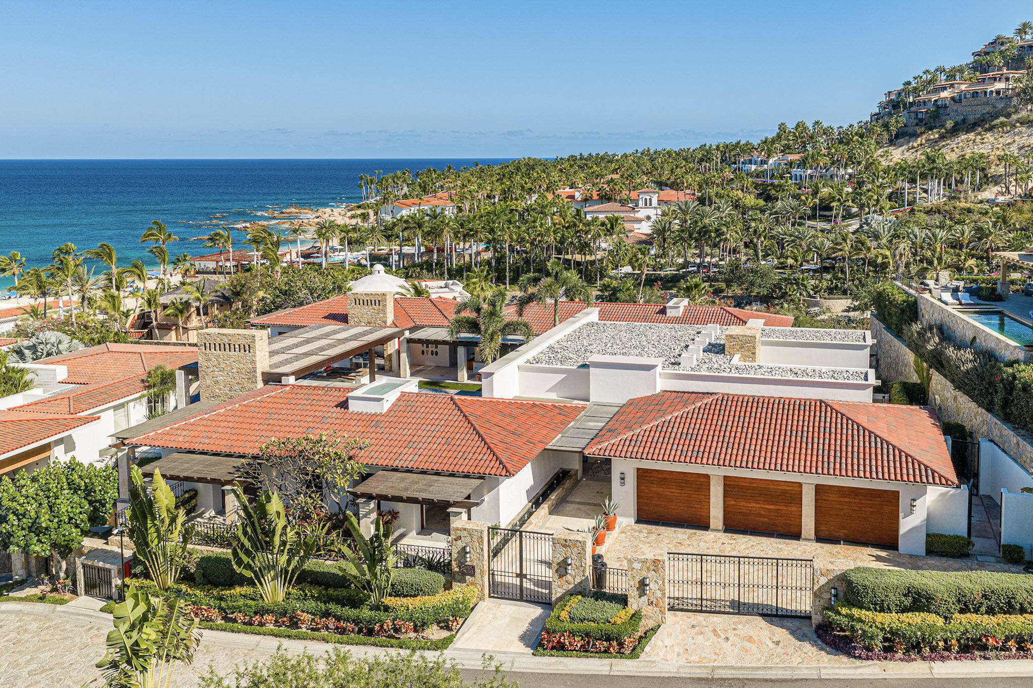 Cabo Luxury Section 1- Las Colinas A true one-of-one, The Nivel Estate is a bold architectural statement where scale, craftsmanship, and innovation converge. Spanning 18,000 square feet of seamless indoor-outdoor living, the home was recently featured in The Wall Street Journal. Perched atop Querencia Golf and Beach Club, it commands sweeping 270-degree – Palmilla Cove 7, San Jose Corridor, San Jose Corridor, BS