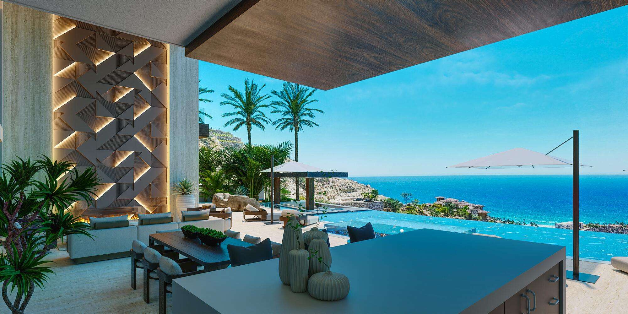 Cabo Luxury Section 1- Las Colinas A true one-of-one, The Nivel Estate is a bold architectural statement where scale, craftsmanship, and innovation converge. Spanning 18,000 square feet of seamless indoor-outdoor living, the home was recently featured in The Wall Street Journal. Perched atop Querencia Golf and Beach Club, it commands sweeping 270-degree – Querencia Colinas 75, San Jose Corridor, San Jose Corridor, BS