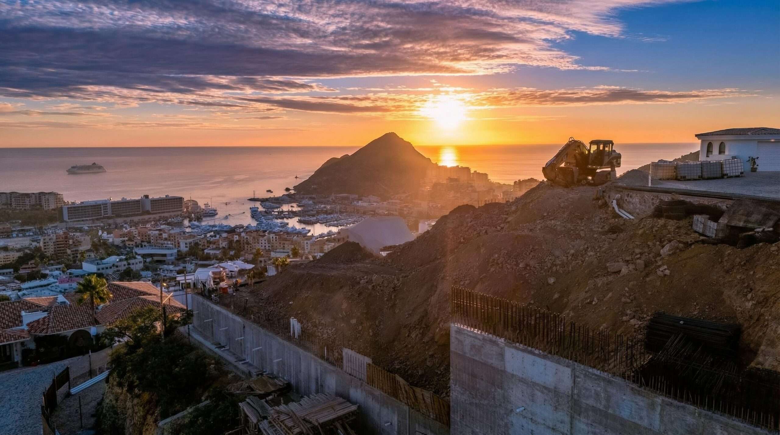 Cabo Luxury Laguna Hills Casa Savoy is a modern 4014 square foot, four-bedroom hillside home, built in 2024, in Laguna Hills, offering breathtaking ocean for sale