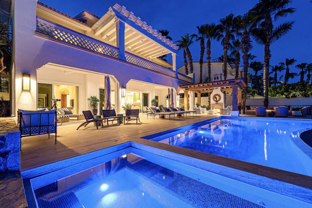 Cabo Luxury Villas Del Mar At Del Mar, homes are designed to feel calm, comfortable, and deeply personal. Each residence reflects the family who lives there—never a one-size-fits-all approach.Estate Villa 495 was thoughtfully tailored to embrace Cabo's natural rhythm and indoor-outdoor way of living. A complete redesign of the sun-filled pool deck brought new life to the home while preserving the memories already made. Set cliffside, just one row off the beach, the setting feels peaceful and expansive, where ocean air and open – Villas del Mar, San Jose Corridor, BS