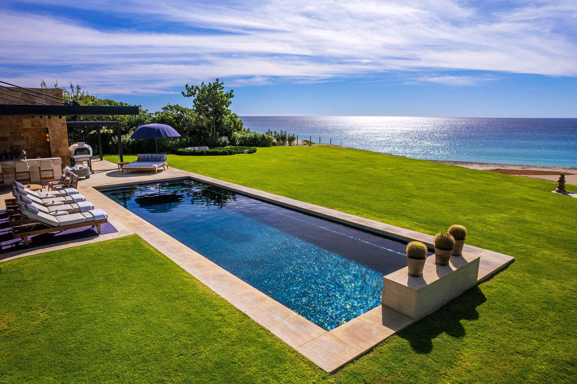 Cabo Luxury Fundadores Villa Maralta 62 offers contemporary coastal living in Puerto Los Cabos.This newly built 5-bedroom residence is designed around seamless indoor-outdoor flow, with main living areas opening toward the terrace, pool, and ocean – Zadun One, San Jose del Cabo, San Jose del Cabo, BS