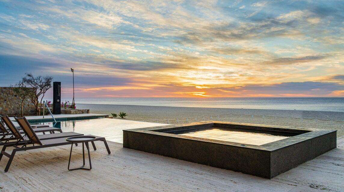 Cabo Luxury Emma The sleek modernist property houses only 16 exclusive residences. The 3 bedroom features an elegant and very expansive layout. Floor plan includes terraces and family room, with shared amenities such as a swimming pool, game room, fitness facilities and rooftop. In addition to its gorgeous setting on the city's signature beach, EMMA is also conveniently close to downtown attractions, including the city's famed Art District, and is only 20-minutes by car from Los Cabos International Airport – Bahia de las Palmas, San Jose del Cabo, BS