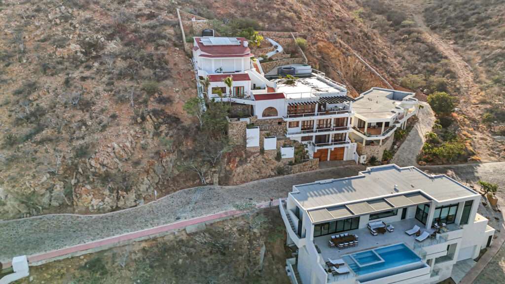 Cabo Luxury Pedregal Csl Perched high above the marina and the Sea of Cortez, this extraordinary 10,000-square-foot estate is one of Pedregal's most iconic residences. Carved into the granite hillside, the property represents a remarkable piece of Cabo San Lucas history and offers an architectural experience unlike any other in Los Cabos.Panoramic – 115 Cam. Grande, Cabo San Lucas, BS