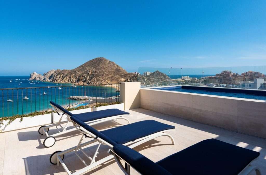 Cabo Luxury Hacienda Csl Set above the marina on Medano Beach, this 5-bedroom, 5.5-bath penthouse at 1Homes & Hotels encapsulates Cabo luxury. With sweeping – Medano Beach, Cabo San Lucas, BS