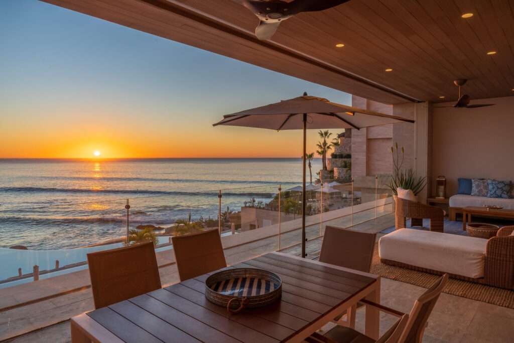 Cabo Luxury Section 28- Ocean Residences Discover an unparalleled sense of volume at Querencia Oceanside Residence B-102. This 3-bedroom sanctuary offers the expansive square footage typically reserved for 4-bedroom layouts, gifting you with a rare openness that redefines coastal luxury.Perched on the second floor of coveted Building B, renowned for superior privacy and the most breathtaking oceanfront sightlines, your elevation is perfectly calibrated. From your terrace, witness the rhythm of the sea: the arc of a wave, the silhouette of surfers, and the majestic breach of whales.Enjoy the pinnacle of Baja lifestyle with full Social and Golf memberships, granting access to world-class amenities including a Tom Fazio championship course and the vibrant Beach Club. This is the art of effortless living. – Querencia Ocean Residences, San Jose Corridor, San Jose Corridor, BS